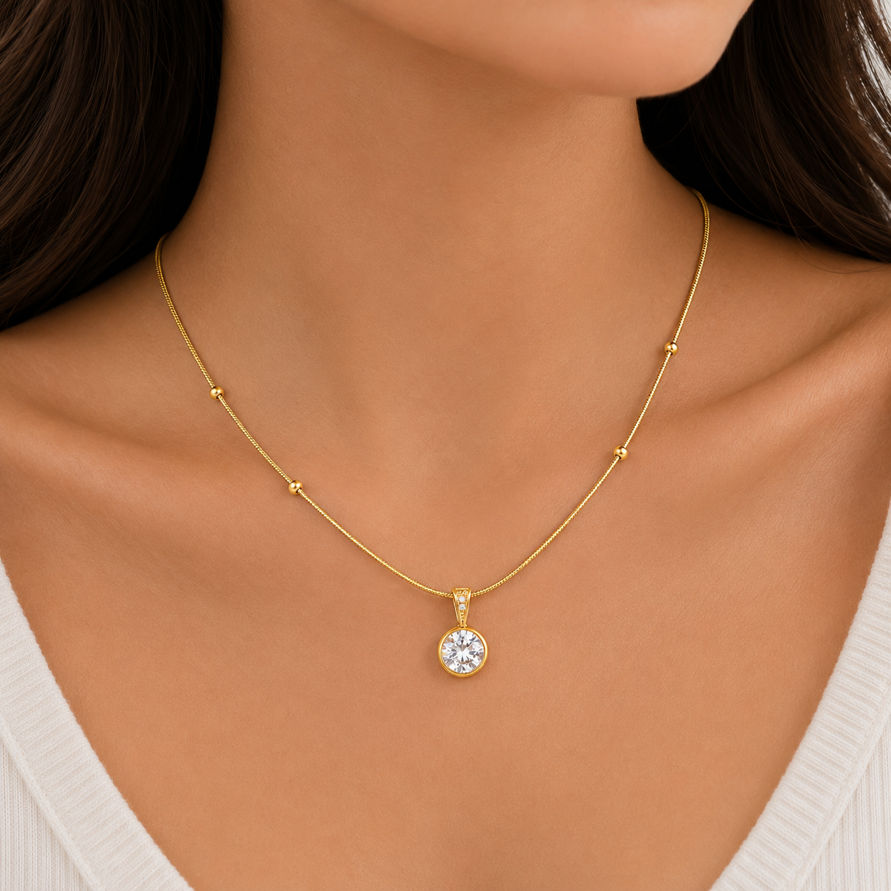 Solitaire Necklace