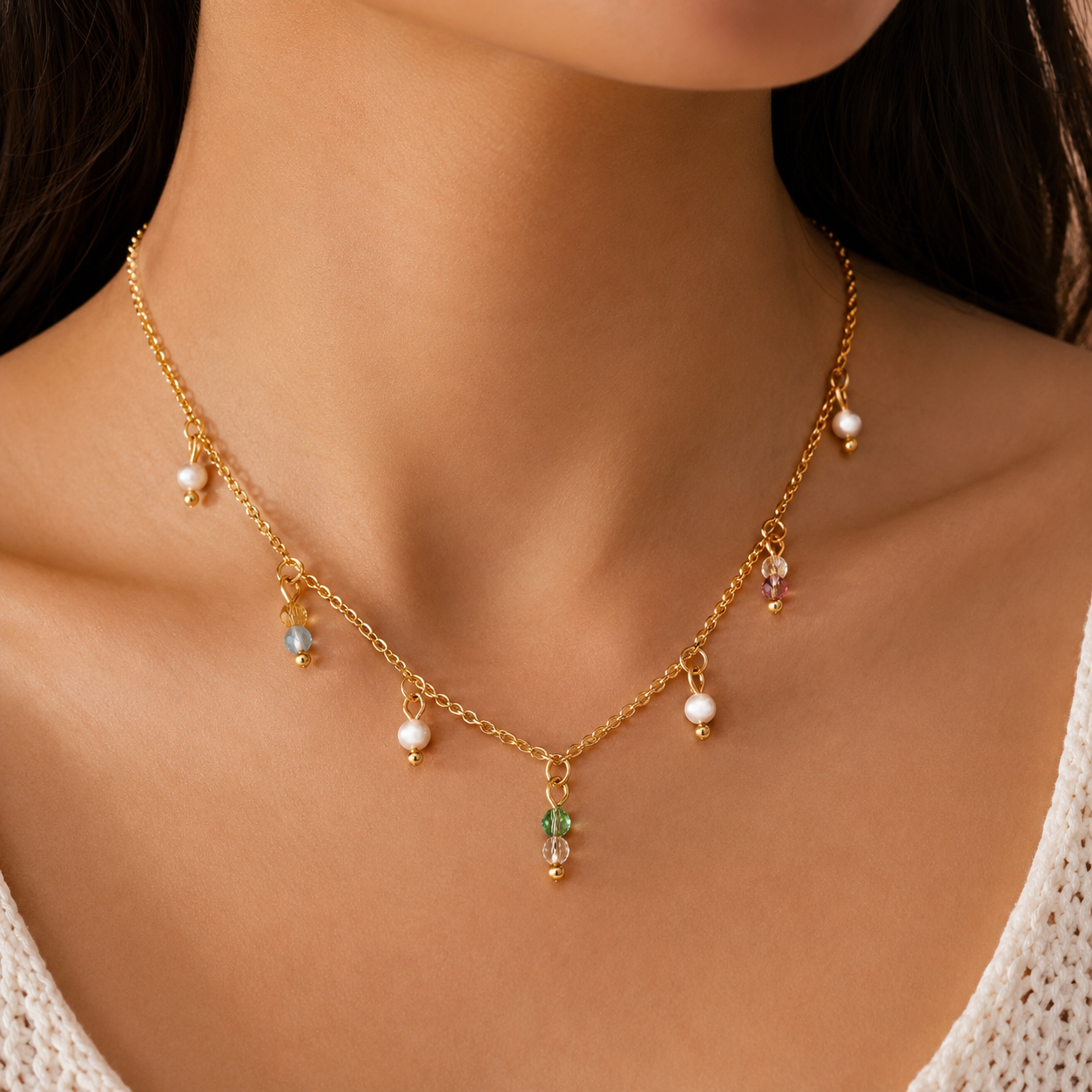 All Pearl Necklace