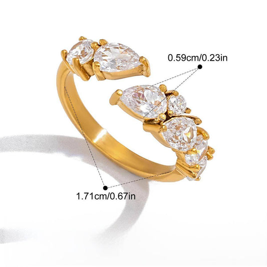Crystal Luxe Ring