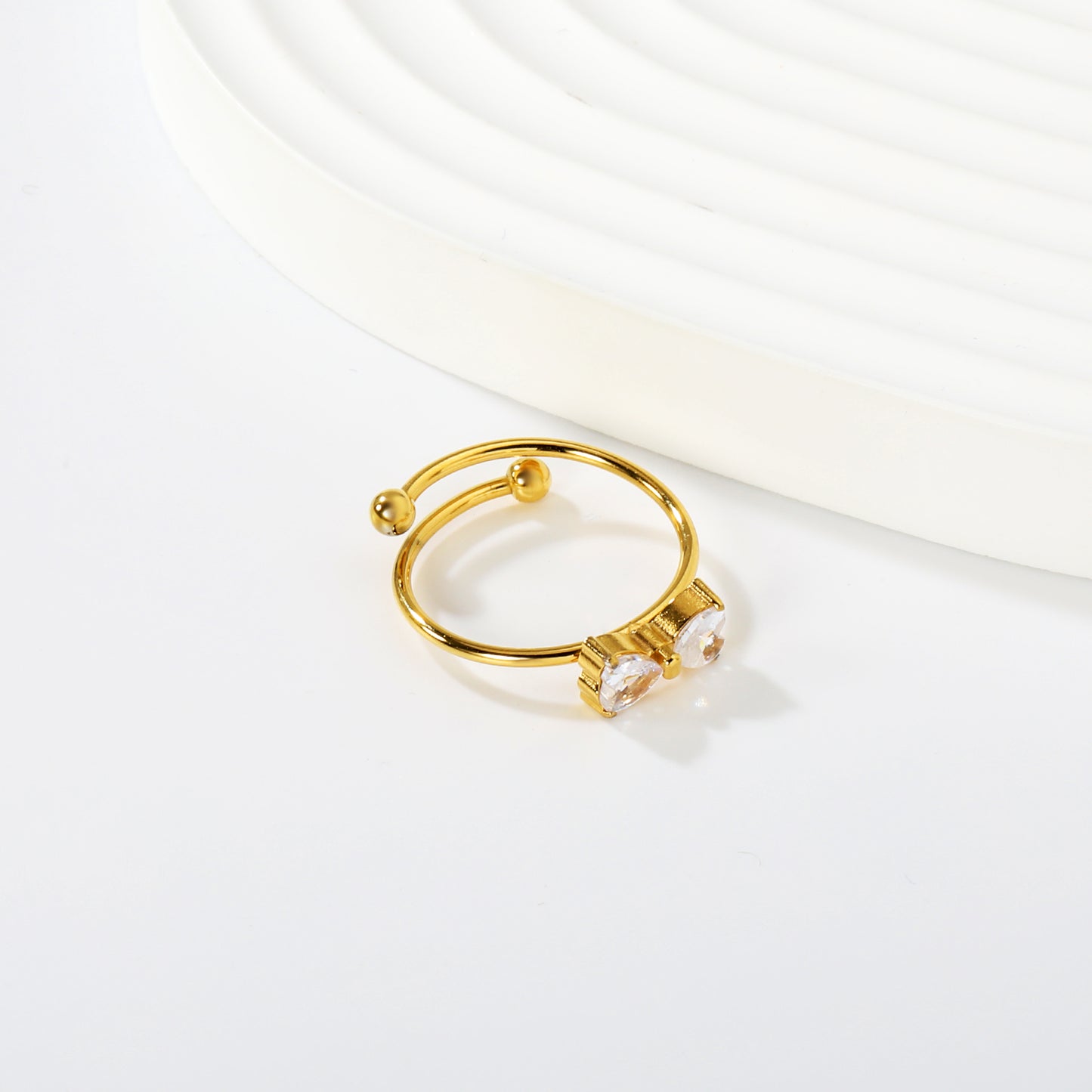 Bow Adjustable Ring