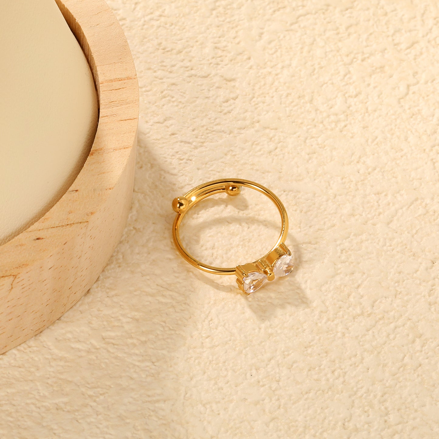 Bow Adjustable Ring