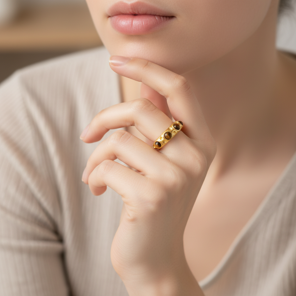 Brown Stone Ring