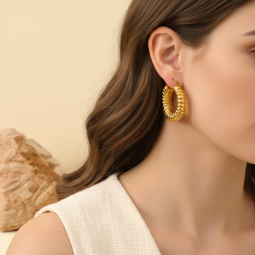 Croissant Earrings