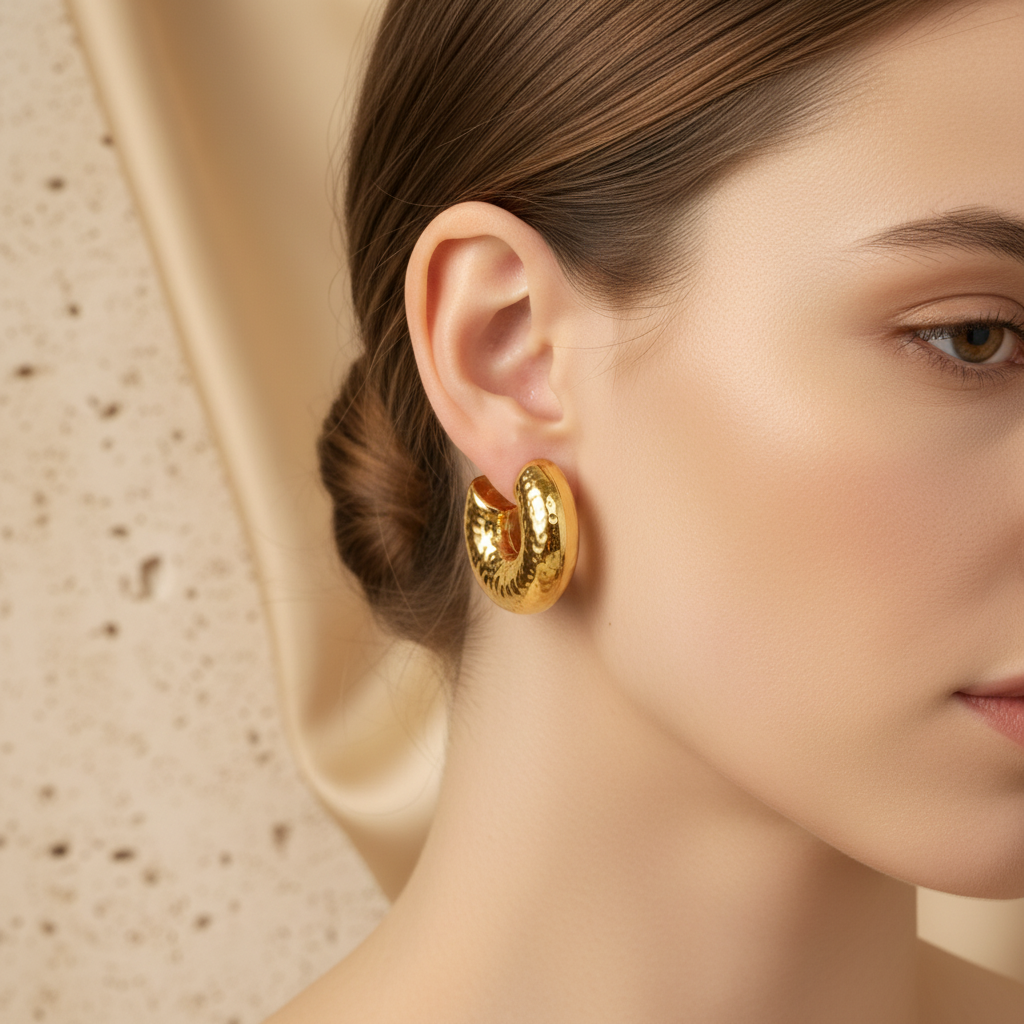Classic Round Hoop Earrings