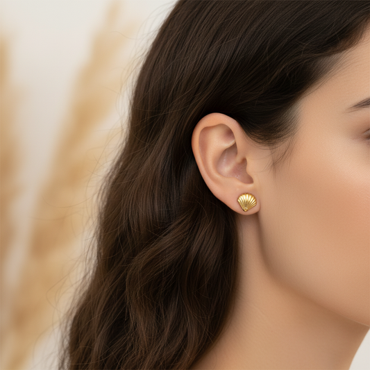 Shell Stud Earrings