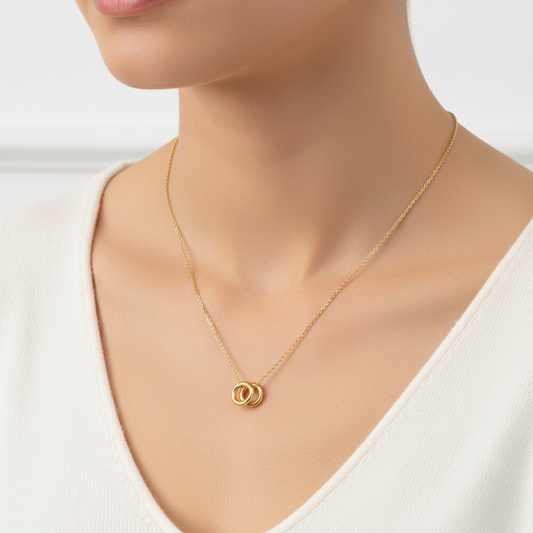 Interlock Ring Necklace